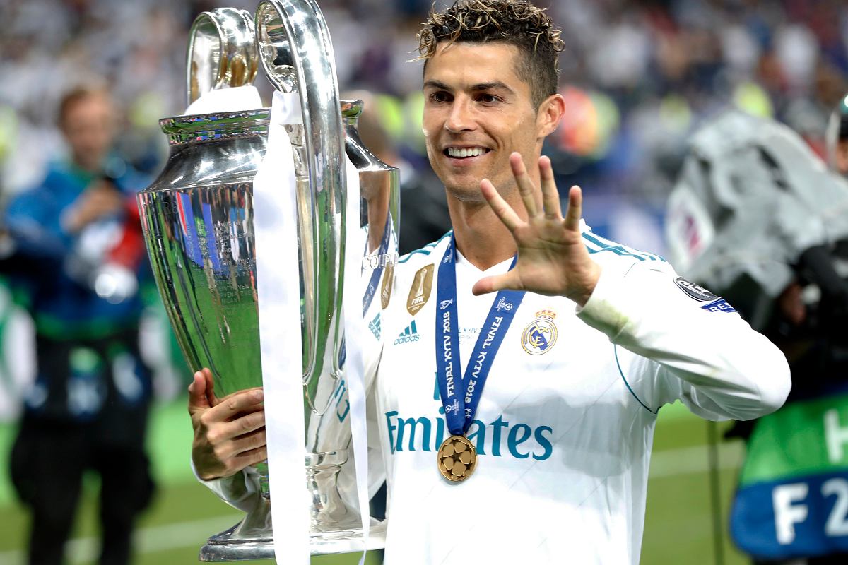 Ronaldo grający w Real Madrid